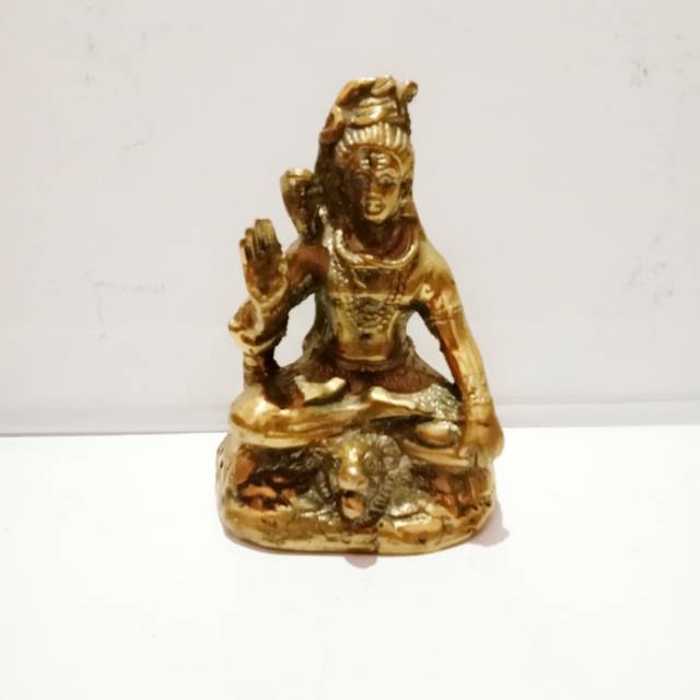 Patung Dewa Siwa Kuningan Antik