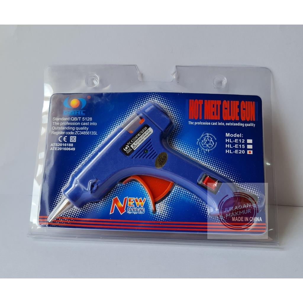 [1pcs] Alat Lem Lilin - Glue Gun - Tembakan lem lilin - Pistol Lem Tembak - Hot Melt Glue Gun On Off