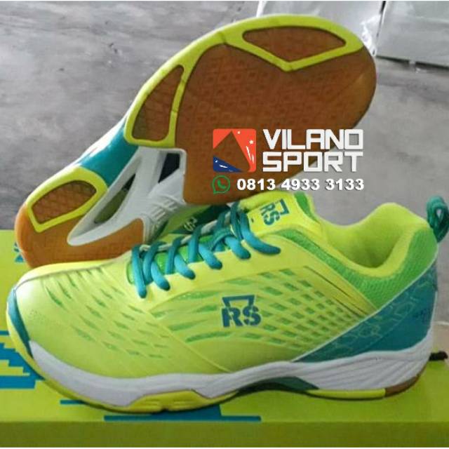 Sepatu Badminton RS SND LTD 03 Lemon