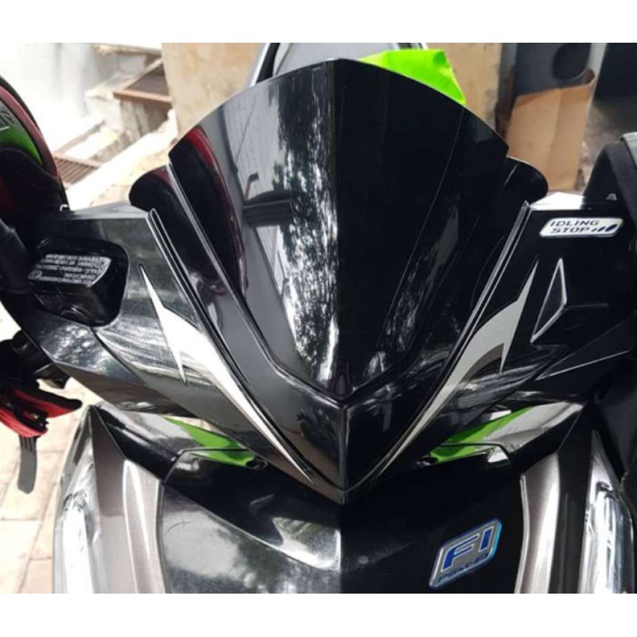 Visor Vario 125 Old Visor Vario 125 Lama Visor Vario 125 Old Techno Hitam Kilat