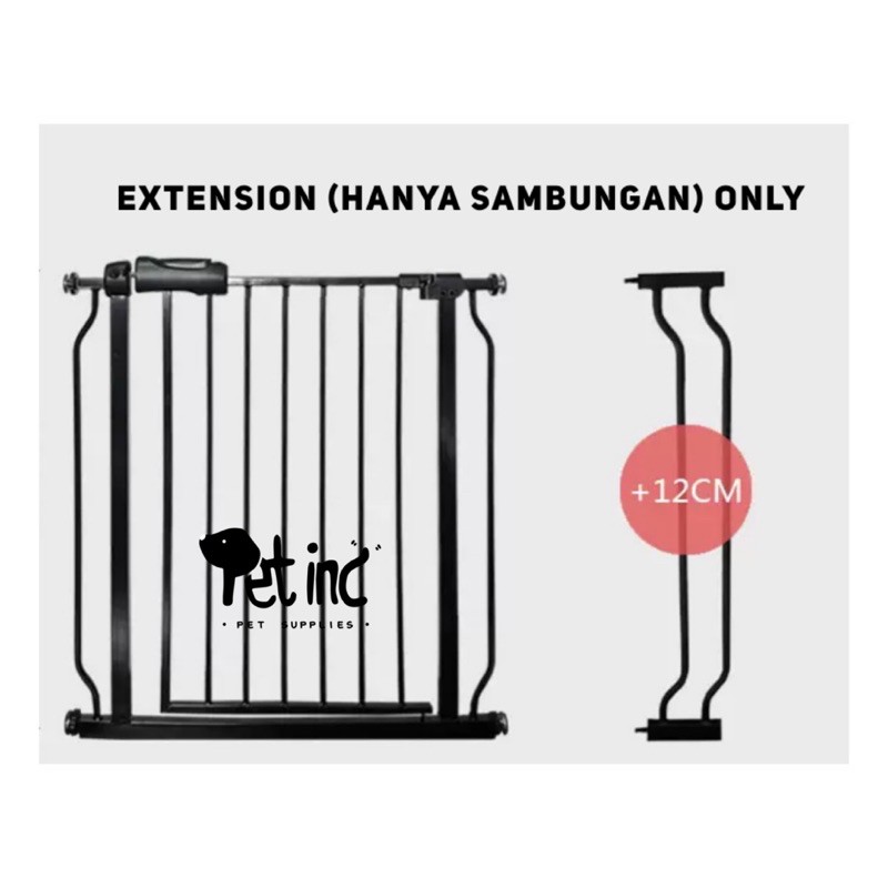 khusus sambungan atau extension premium metal dog safety gate (extension only