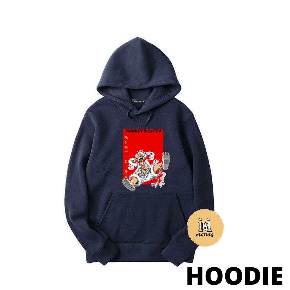 Hoodie Anime Onepiece Luffy Gear5