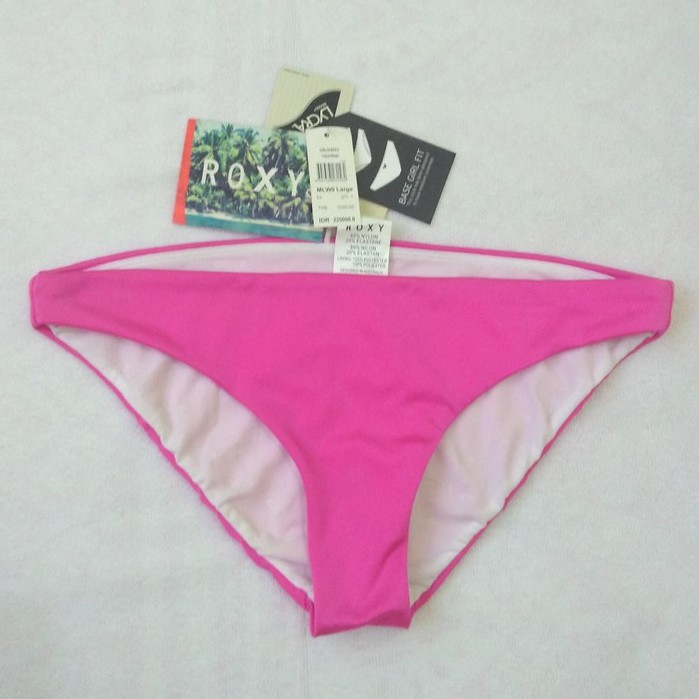 Roxy Tropicana Basegirl Bikini Bottom - Neon Pink