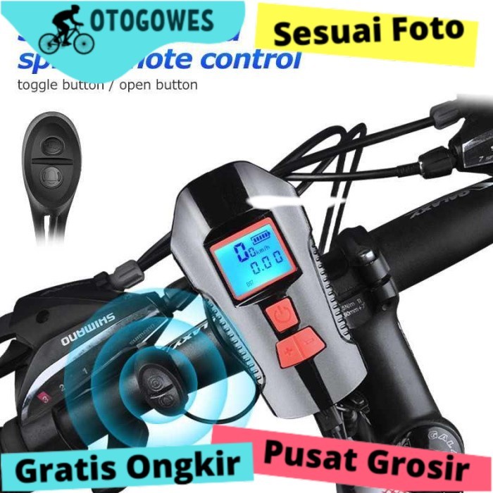 Lampu Klakson Dan Speedometer LCD Anti Air Sepeda Gunung Polygon XA585