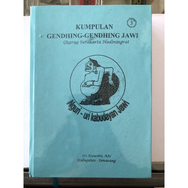 

Buku Gending jawi PAHARGYAN LENGKAP