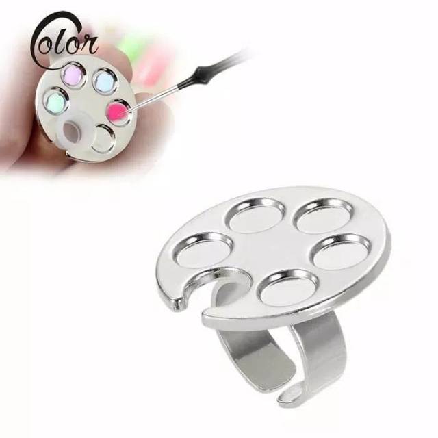 

painting ring display palet cat lukis nailart qqnailku