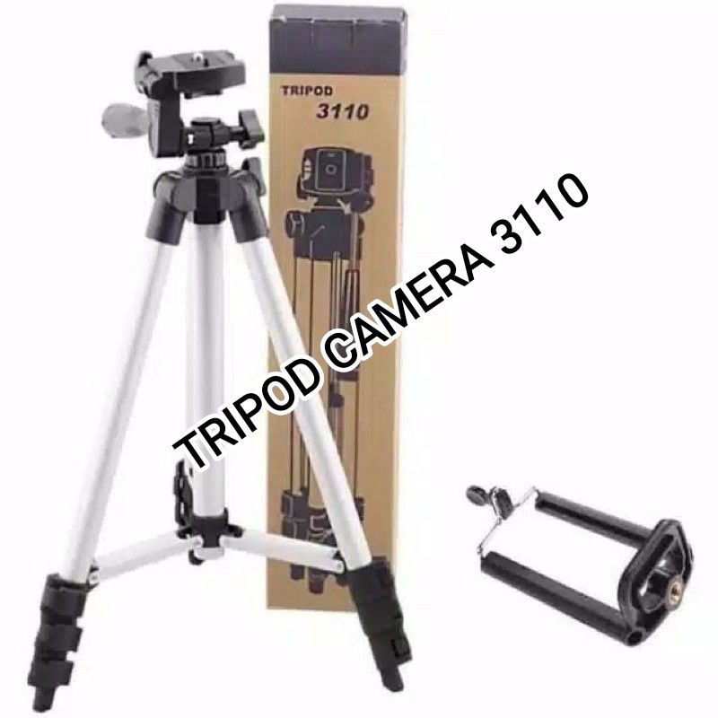 Tripod 3110 Universal Tripod Handphone Camera 1 Meter Free Holder U