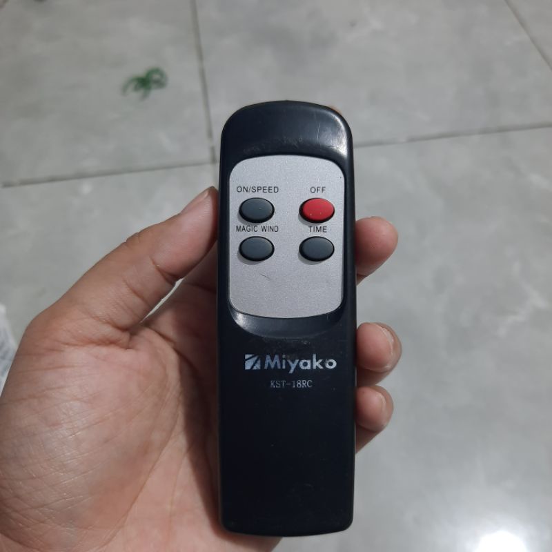 REMOTE REMOT KIPAS ANGIN MIYAKO KST-18RC ORIGINAL ASLI