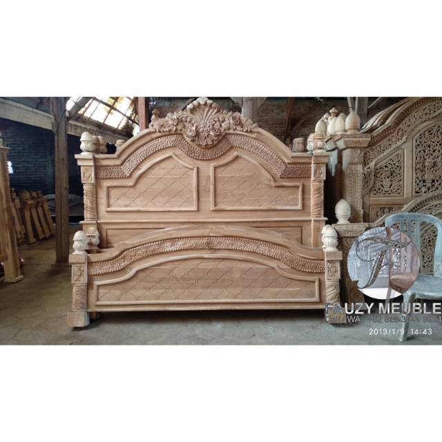 Tempat Tidur Jati Ukiran,Tempat Tidur Ukiran Jepara,Dipan Jati Ukiran