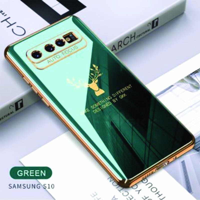 GKK Samsung Galaxy S10 S10 PLUS Casing ELK Plating Premium Soft Case