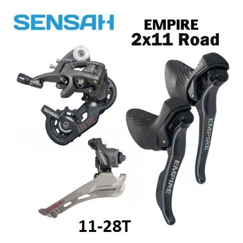 Groupset Sensah Empire 2 x 11 Speed - Pilih RD Short atau Medium
