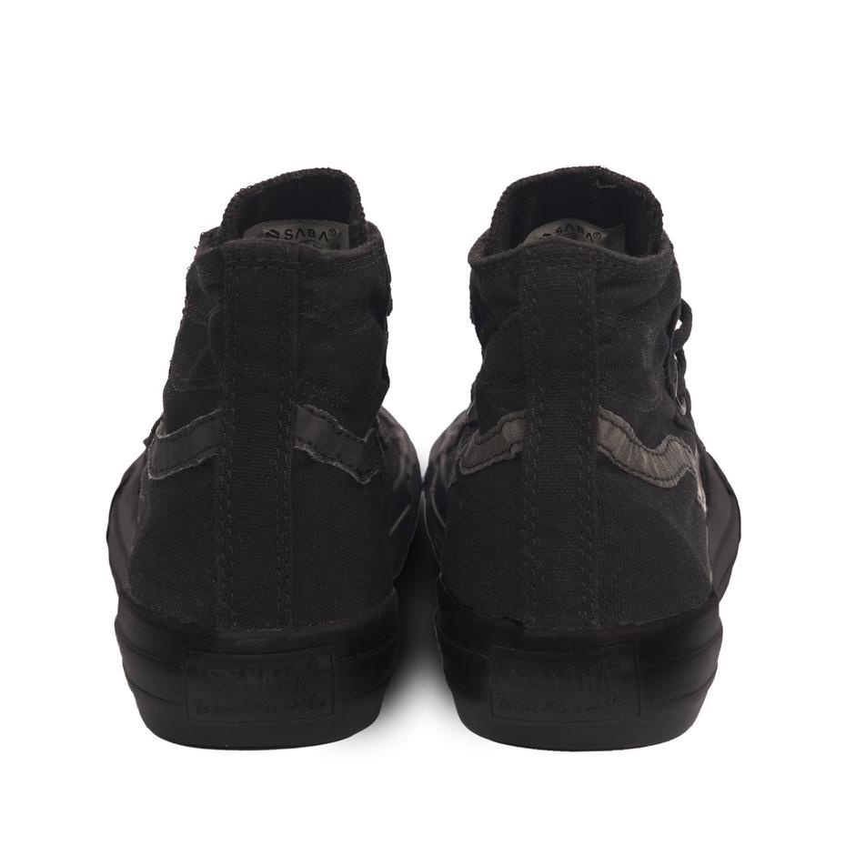 codeTt0T4--SABA Veloz High All Black - Sepatu Sneakers Casual Pria Wanita