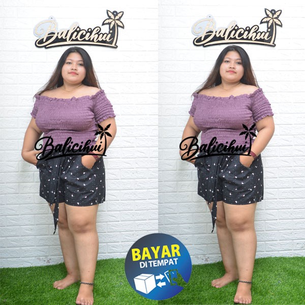 Balicihui Kemben Lengan Tank-Top Jumbo Kemben Wanita tank-Top Jumbo Big Size Plus Size Inner