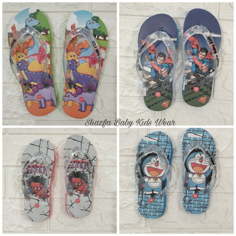 SENDAL JEPIT KARAKTER ANAK LAKI-LAKI ⅠⅠ Sandal Flat Anak cowok