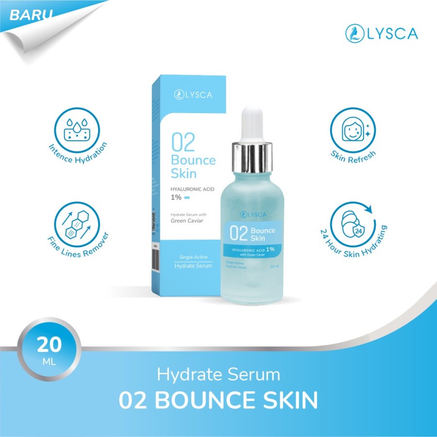 LYSCA BOUNCE SKIN Hyaluronic Acid 1%* + Green Caviar ( New )