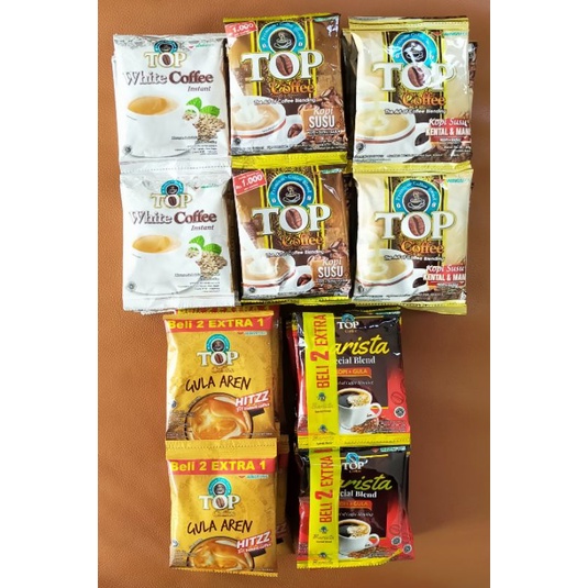 

TOP KOPI || SUSU || WHITE || SUSU KENTAL MANIS || GULA AREN || TOP BARISTA