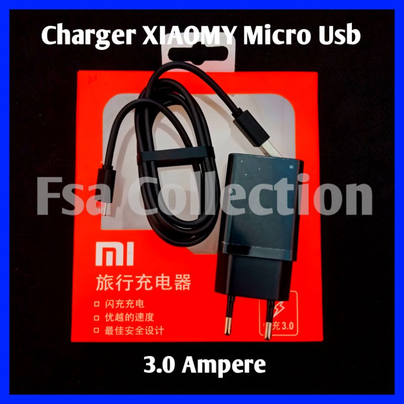 CHARGER XIAOMI ORIGINAL USB MICRO TRAVEL ADAPTER MICRO USB OUTPUT 5V-2A TRAVEL CHARGER FAST CHARGER