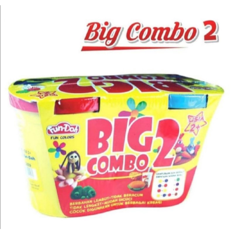 MAINAN LILIN REFIL ANAK FUN - DOH ( BIG COMBO 2)