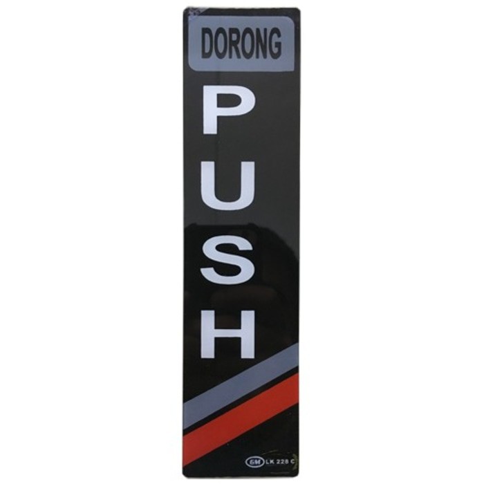 

Label Stiker (k) PUSH Warna LK227C