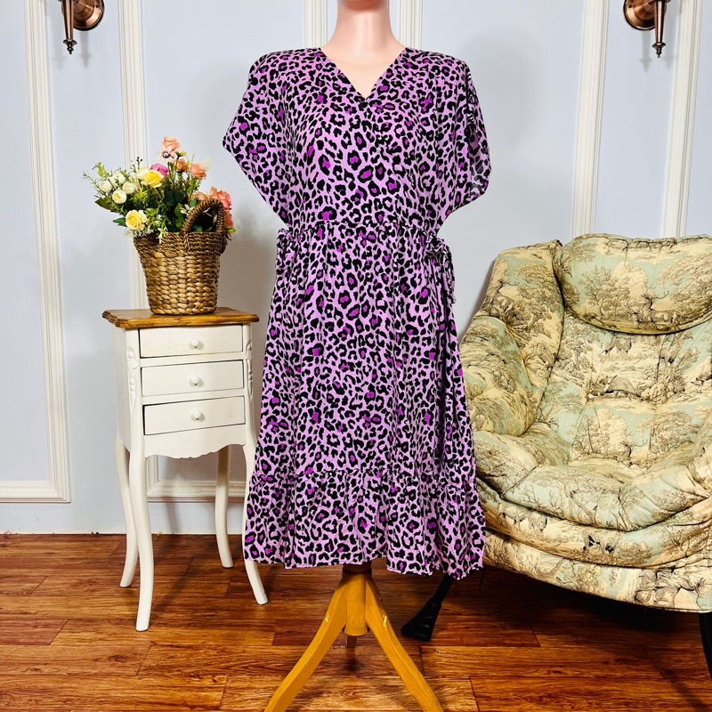 Daster Kimono pendek - Daster rayon premium - Rayon twill