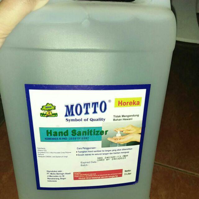 (pc) Hand Sinitizer Motto 5 Liter