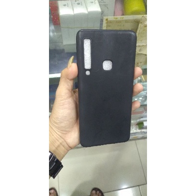 SILIKON SAMSUNG A9 2018 silikon karet hitam