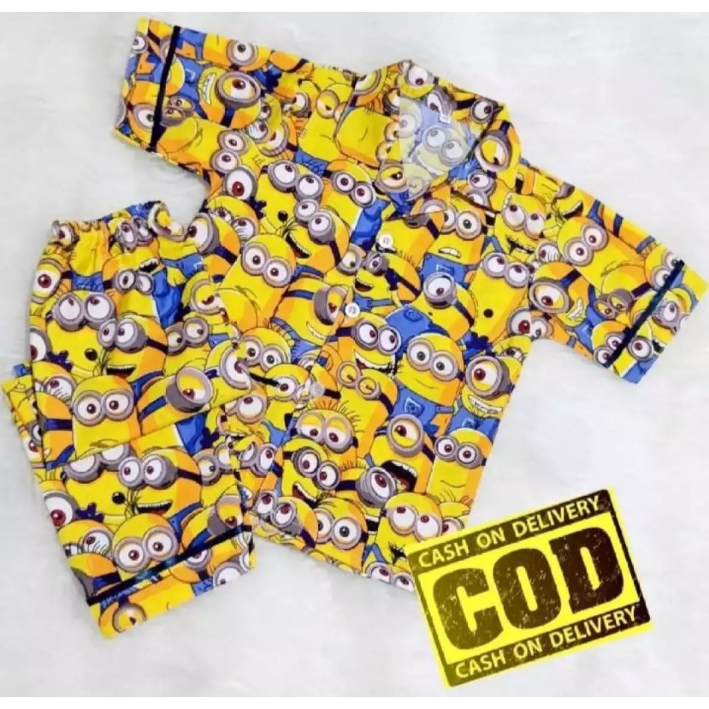 PIYAMA ANAK MOTIF MINIONS TERBARU TERLARIS