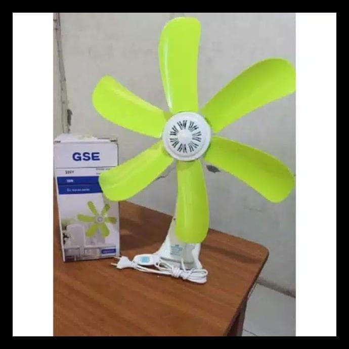 KIPAS ANGIN JEPIT 6 BALING GSE 650 DINDING LISTRIK MINI PORTABLE MURAH