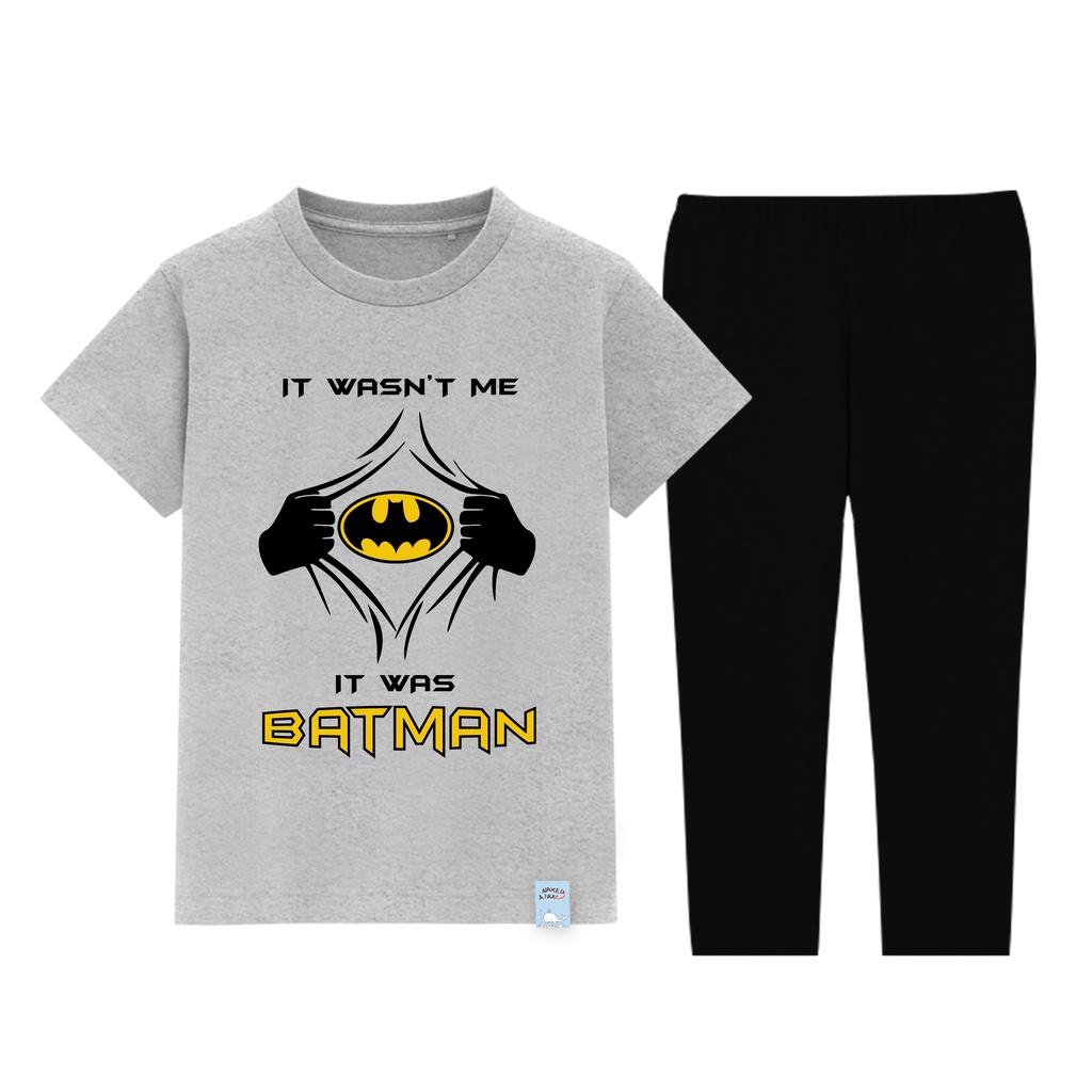 Piyama Tidur Anak READY untuk Usia 2 Sampai 8 Tahun Batman dengan Bahan Cotton Combed 30s Premium