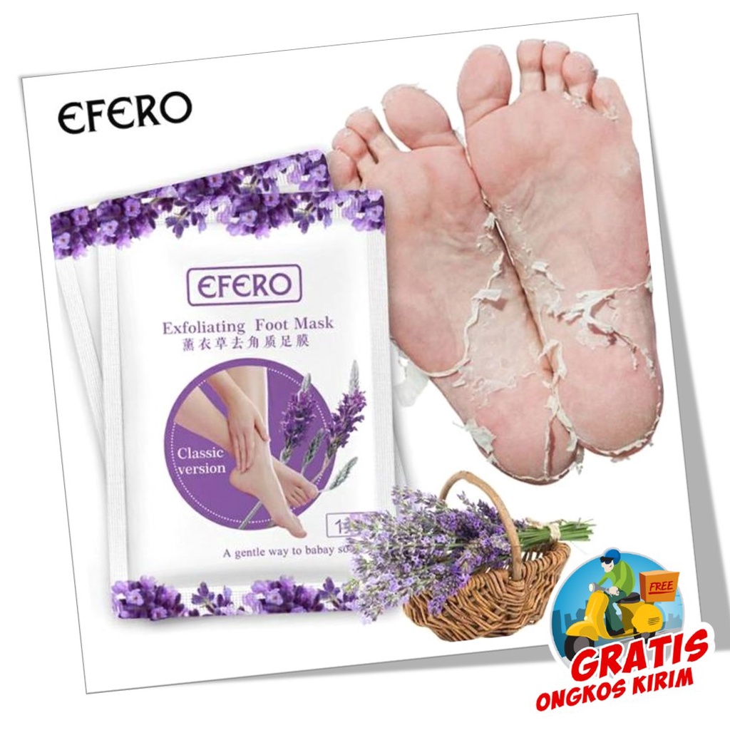 Masker Kaki / Masker Pengelupasan Kulit Mati / Masker Kaki Pengelupas Kulit Mati BPOM / Masker Kaki 