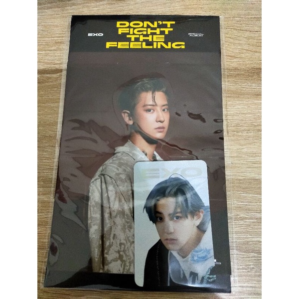 OFFICIAL CHANYEOL EXO DFTF STANDEE HOLO DONT FIGHT THE FEELING