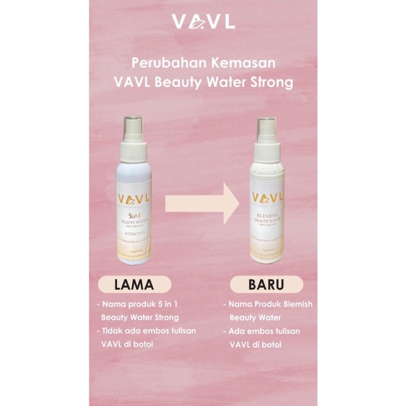 VAVL Blemish Beauty Water Strong - Beauty Water 5 in 1 Original BPOM
