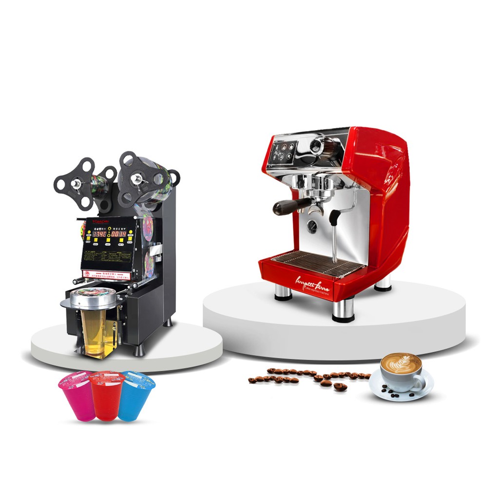 Paket Mesin Kopi Espresso Machine Cup - 35