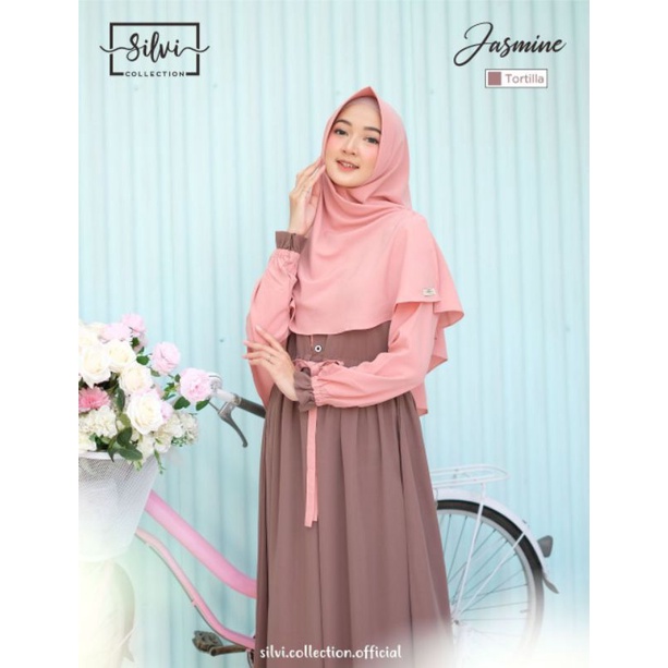 gamis jasmine by silvi collection/ distributor silvi collection/gamisbranded