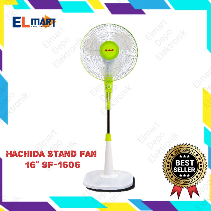 HACHIDA kipas angin berdiri dengan timer SF 1606  stand fan SF1606