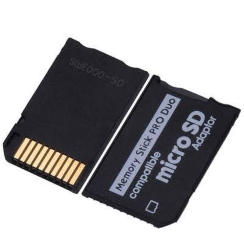 Converter Adapter Memory Stick Pro Duo Psp Slim Fat 1000 2000 3000 Adaptor MicroSd Micro Sd Psp