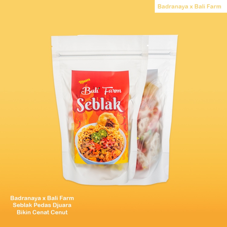 

BadranayaXBali Farm Seblak Kuah Instan Pedas Nampol ( BEST SELLER ) 170GR