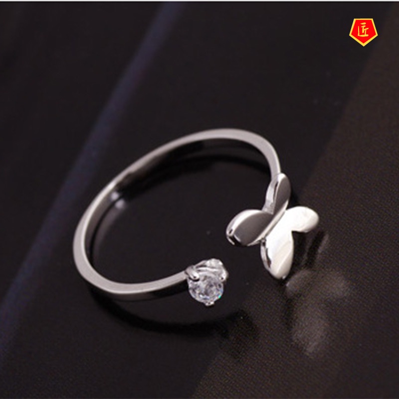 [Ready Stock]Simple Korean Style Fashion Butterfly Ring