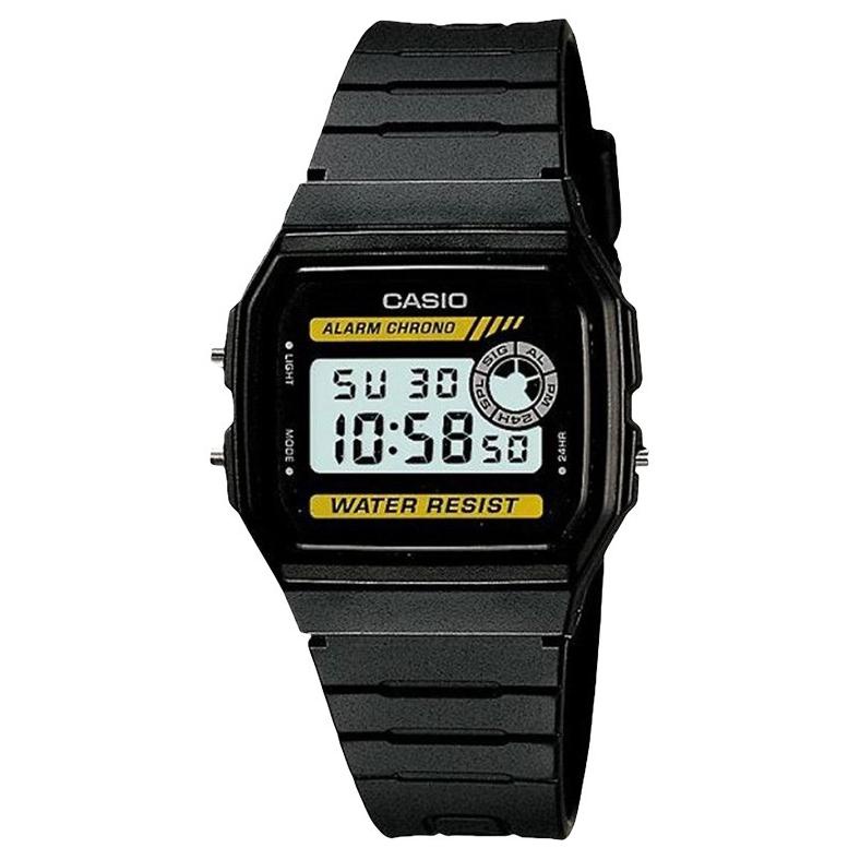 [[COD]] Jam Tangan Pria Casio General Vintage Series F-94WA-9DG Black Digital Watch TERJAMIN Kode 1374