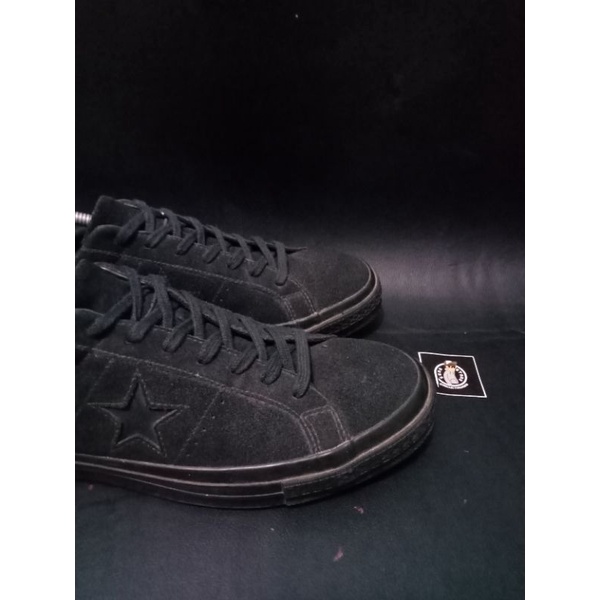 converse one star full black