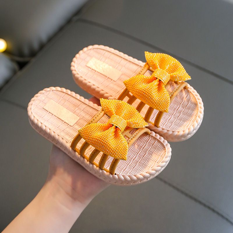 Sandal Slop Anak Wanita Pita Import S2