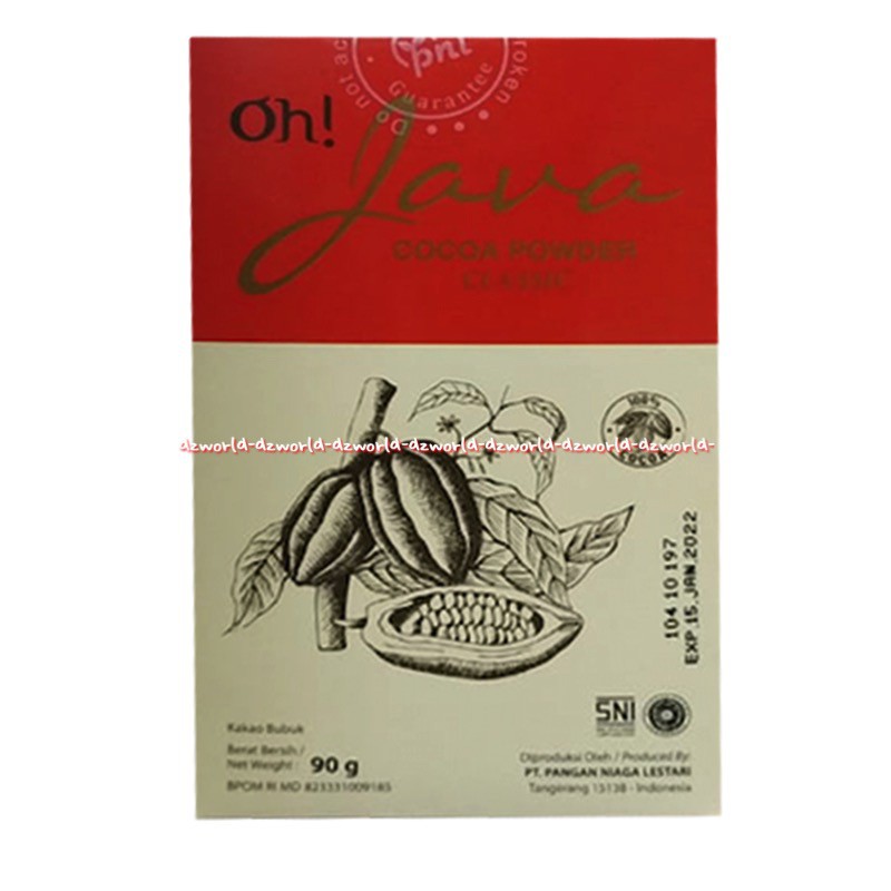 Java Cocoa 90gr Powder dark Classic Tepung Kokoa Java Tepung Java Kokoa