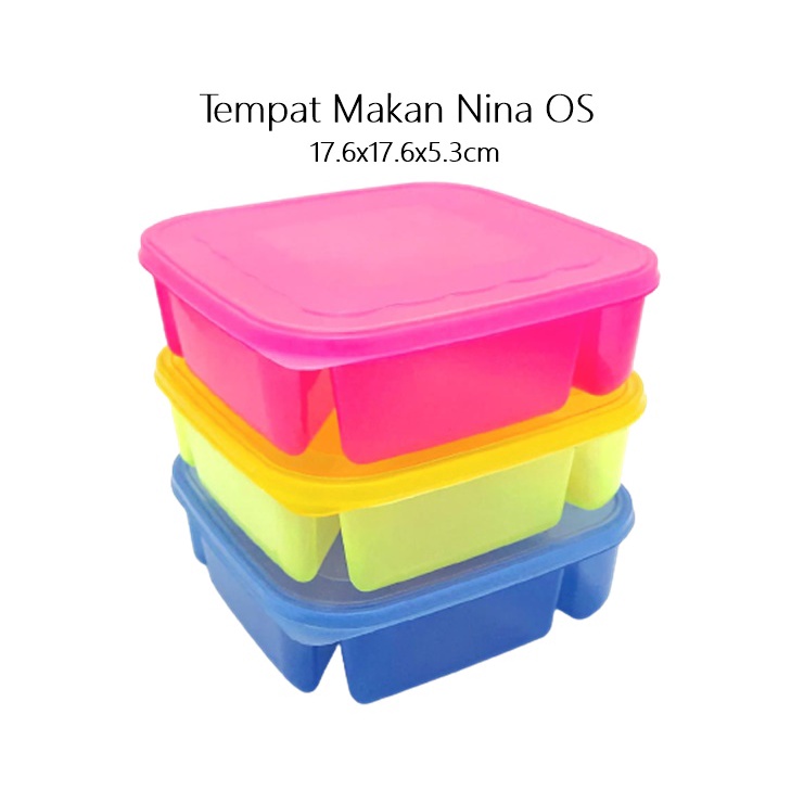 Tempat/Kotak Makan Nina OS 3 sekat