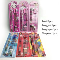 

ALAT TULIS SET PAKET ALAT TULIS ANAK ALAT TULIS KARAKTER PENSIL SET 5IN1