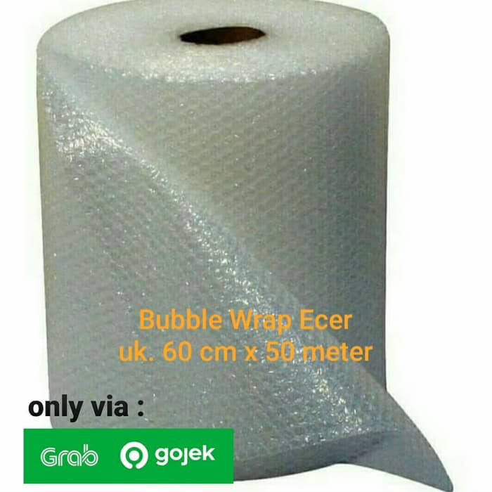 

Bubble Wrap Ecer / Buble Wrap ukuran 60 cm x 50 meter - Putih