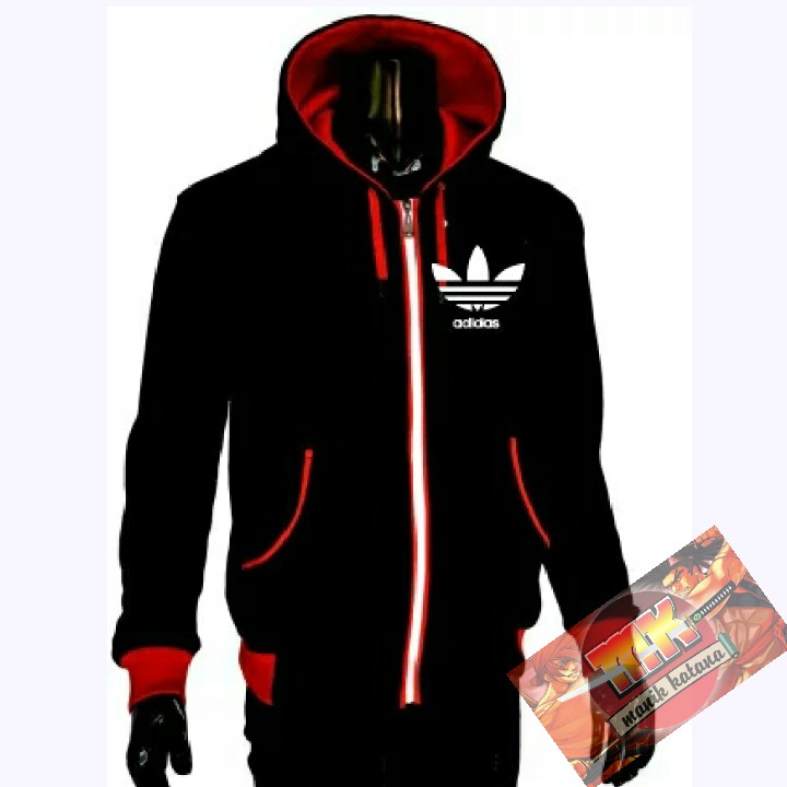 Jaket Sweater Kaos Hoodie Casual Pria Wanita ADIDAS Size S M L XL XXL 3XL 4XL 5XL