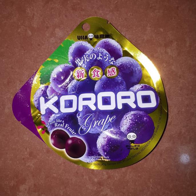 

Terbaru Uha Kororo Grape/Strawberry/Muscat 40Gr -