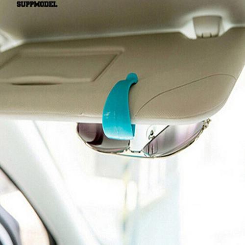 Suppmodel 2 Pcs Auto Vehicle Visor Sunglasses Glasses Card Car