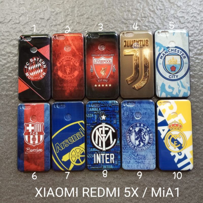 case gambar Xiaomi redmi 5X . MiA1 . Mi A1 motif cowok ( 3 motif ) soft softcase softshell silikon cover casing kesing housing