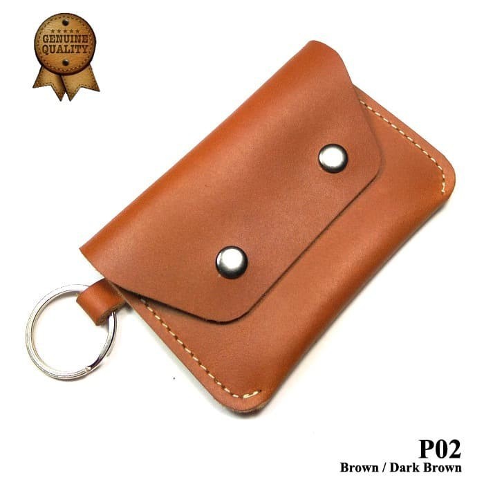 Dompet STNK Motor Mobil Kulit Sapi ASLI Crazy Horse Vintage Brown-P02